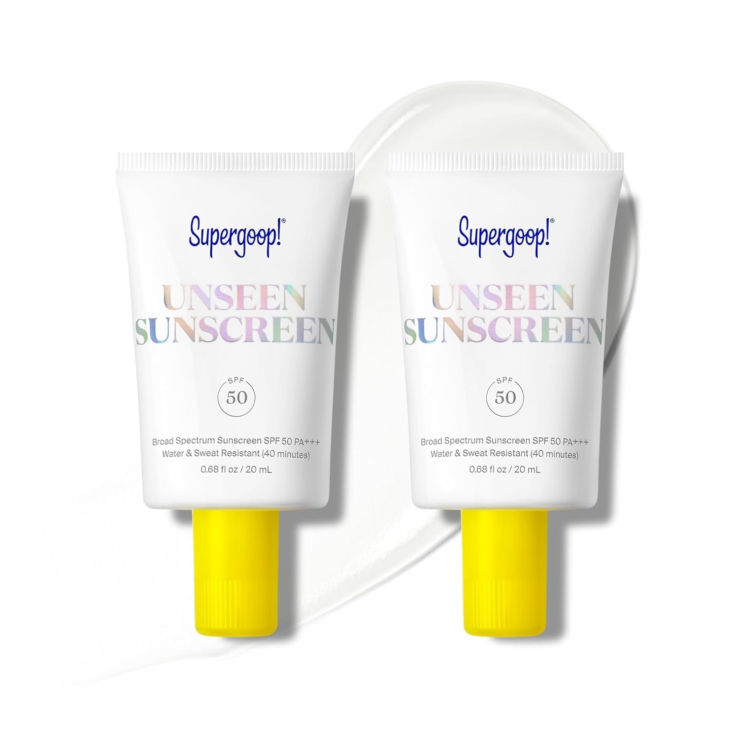 Supergoop Unseen Sunscreen SPF 50 is an invisible broad-spectrum sunscreen for daily face protection