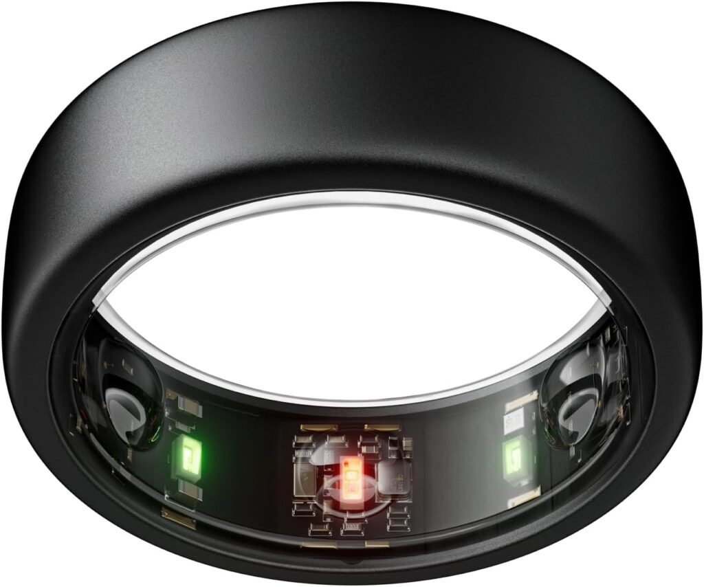 Oura Ring Gen3 Horizon - Stealth - Size 11 - Smart Ring - Size First with Oura Ring Gen3 Sizing Kit - Sleep Tracking Wearable - Heart Rate - Fitness Tracker - 5-7 Days Battery Life