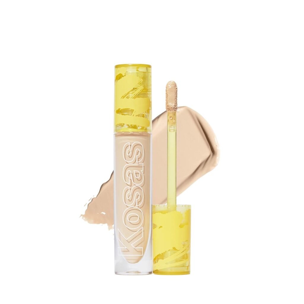 Kosas Revealer Concealer – Medium Coverage Hydrating Under Eye & Face Concealer with Hyaluronic Acid, Tone 04 N
