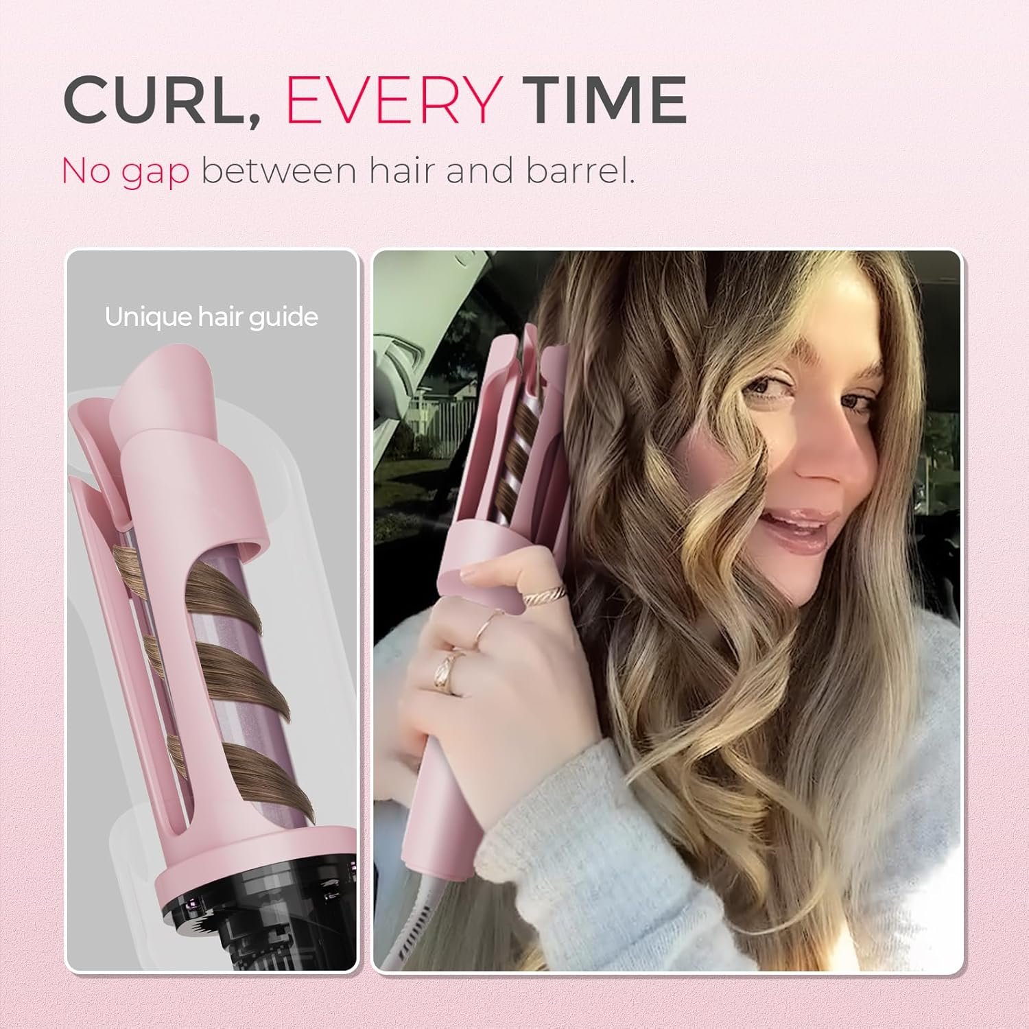 TYMO automatic hair curler: a lightweight styling tool designed for comfortable and easy hair curling