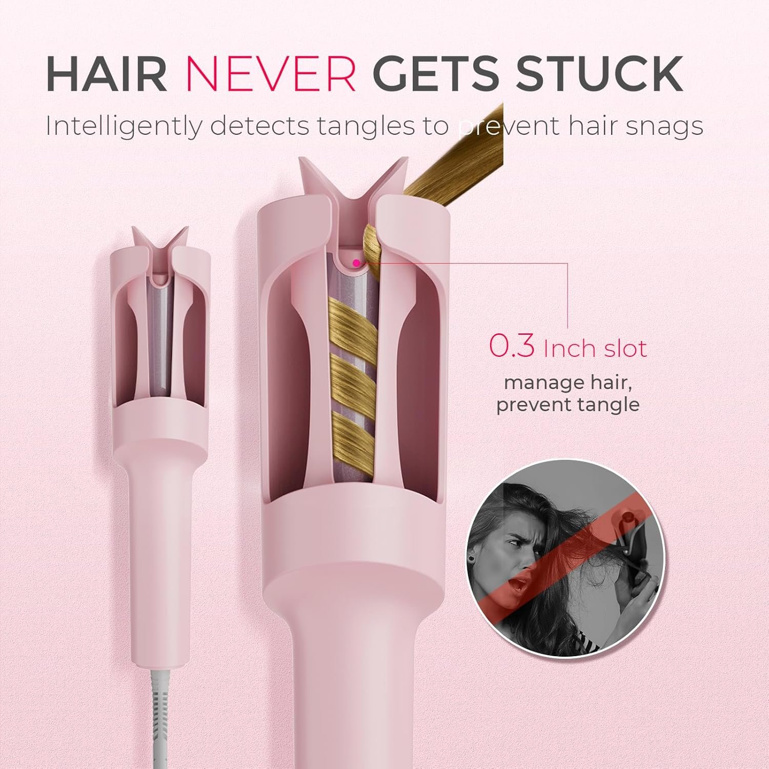 TYMO automatic hair curler: a lightweight styling tool designed for comfortable and easy hair curling