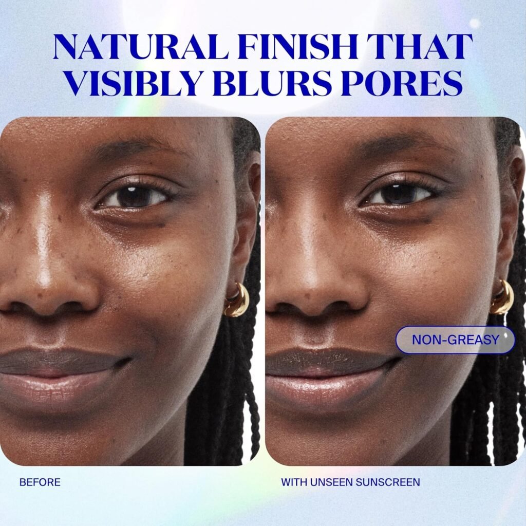 Supergoop Unseen Sunscreen SPF 50 is an invisible broad-spectrum sunscreen for daily face protection