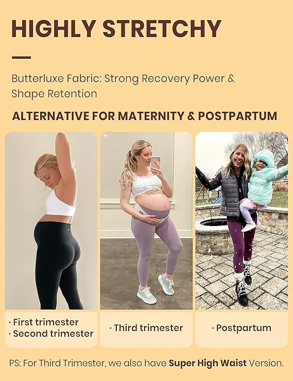 A woman wearing the black CRZ YOGA Butterluxe high-waisted leggings in a peaceful yoga pose on a mat, showcasing the buttery soft fabric and full-length 28-inch inseam.